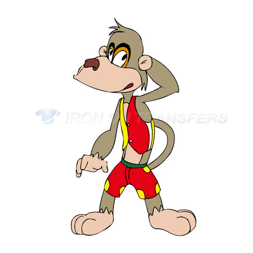 Monkey Iron-on Stickers (Heat Transfers)NO.8630
